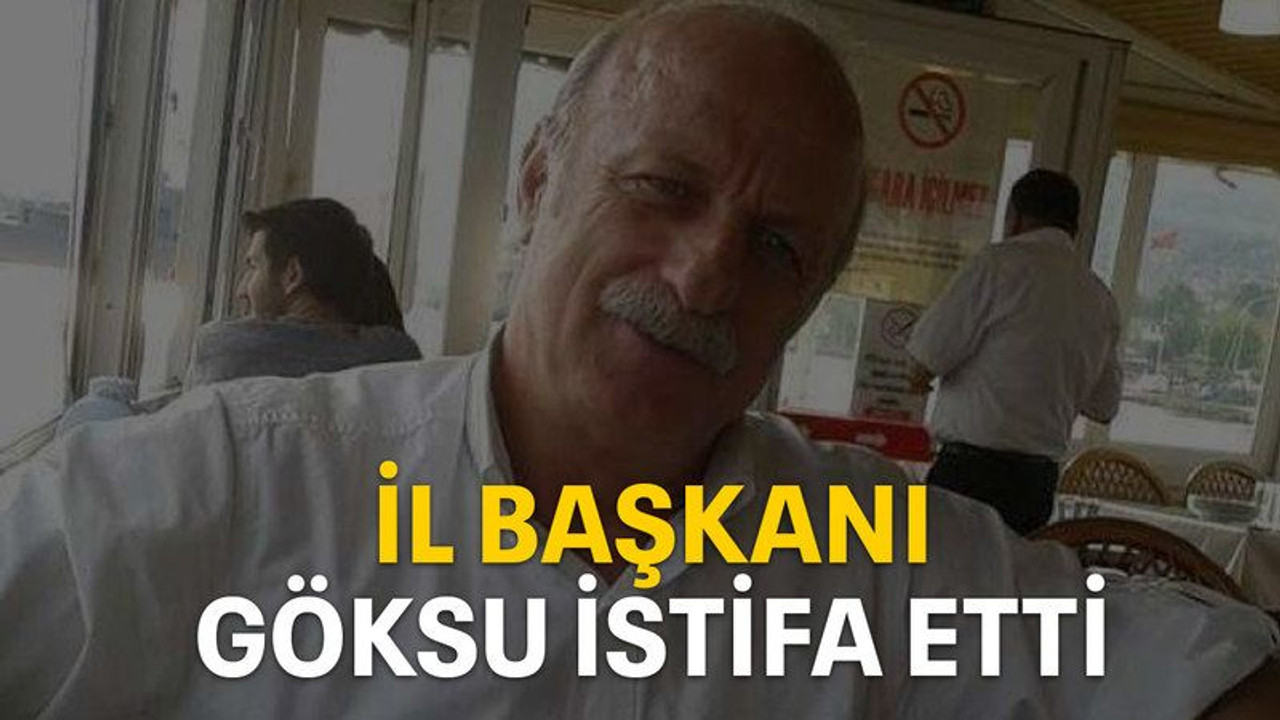 İl başkanı Göksu istifa etti